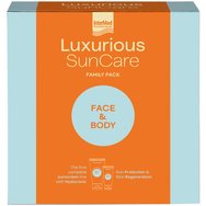 Luxurious Promo Sun Care Family Pack Sun Protection Body Cream Spf15, 200ml & High Protection Face Cream Spf50, 75ml
