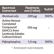 Eva Intima Cervasil Granules Disorders Хранителна добавка с витамини B2, B9 и екстракт от гъби Шитаке с имуномодулиращо действие за жени и мъже с вкус на кайсия и грейпфрут 30 Sachets