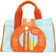 Luxurious Suncare Promo Antioxidant Sunscreen Invisible Spray Spf30, 200ml & Face Spf30 Sunscreen Serum, 50ml & Подарък несесер 1 брой - 