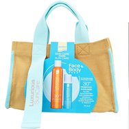 Luxurious Suncare Promo Antioxidant Sunscreen Invisible Spray Spf30, 200ml & Probiotics Sunscreen Fluid Spf30, 75ml & Подарък несесер 1 брой