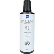 Intermed Unident Pharma White Smile Care Mouthwash Специално разработена ежедневна вода за уста за подсилване на естествената белота на зъбите 500ml