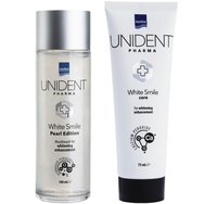 Intermed Promo Unident Pharma White Smile Pearl Edition Whitening Mouthwash 100ml & White Smile Care Toothpaste 75ml
