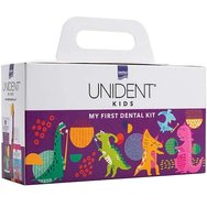 Intermed Unident Kids Promo Toothpaste 1400ppm Fluoride 6+ Years Bubblegum Flavor 50ml & Mouthwash 100ppm Fluoride Bubblegum Flavor 100ml & 3+ Years Children's Toothbrush 1 брой - Лилава - Intermed Unident Kids Promo Toothpaste 1400ppm Fluoride 6+ Years Bubblegum Flavor 50ml & Mouthwash 100ppm Fluoride Bubblegum Flavor 100ml & 3+ Years Children's Toothbrush 1 брой - Лилава -