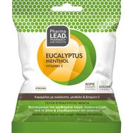 Pharmalead Eucalyptus, Menthol & Vitamin C Strong Sore Throat & Cough Candies 40g - Бонбони с евкалипт, ментол и витамин С, които успокояват раздразненото гърло, облекчават кашлицата и изчистват дъха с естествен вкус на евкалипт и мента Pharmalead Eucalyptus, Menthol & Vitamin C Strong Sore Throat & Cough Candies 40g - Бонбони с евкалипт, ментол и витамин С, които успокояват раздразненото гърло, облекчават кашлицата и изчистват дъха с естествен вкус на евкалипт и мента