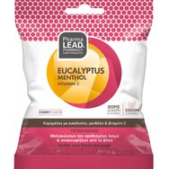 Pharmalead Eucalyptus, Menthol & Vitamin C Sore Throat & Cough Candies 40g - Бонбони с евкалипт, ментол и витамин С, които успокояват болното гърло и облекчават кашлицата с вкус на череша Pharmalead Eucalyptus, Menthol & Vitamin C Sore Throat & Cough Candies 40g - Бонбони с евкалипт, ментол и витамин С, които успокояват болното гърло и облекчават кашлицата с вкус на череша