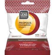 Pharmalead Propolis, Cinnamon & Vitamin C Sore Throat & Cough Candies 40g - Бонбони с прополис, канела и витамин С, които успокояват раздразненото гърло и облекчават кашлицата и възпаленото гърло с вкус на канела Pharmalead Propolis, Cinnamon & Vitamin C Sore Throat & Cough Candies 40g - Бонбони с прополис, канела и витамин С, които успокояват раздразненото гърло и облекчават кашлицата и възпаленото гърло с вкус на канела