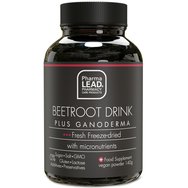 Pharmalead Black Range Beetroot Drink Plus Ganoderma Vegan Powder 140g - Хранителна добавка на прах с червено цвекло за подобряване на издръжливостта Pharmalead Black Range Beetroot Drink Plus Ganoderma Vegan Powder 140g - Хранителна добавка на прах с червено цвекло за подобряване на издръжливостта