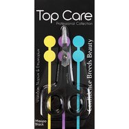 Top Care Nail Scissors & Nipper 1 брой - черен - Ножици за нокти и кожички