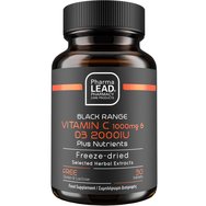 Pharmalead Black Range Vitamin C 1000mg & Vitamin D3 2000IU Хранителна добавка с витамин C, D3 и билков екстракт за укрепване на имунната система, намаляване на умората и антиоксидантно действие 30tabs Pharmalead Black Range Vitamin C 1000mg & Vitamin D3 2000IU Хранителна добавка с витамин C, D3 и билков екстракт за укрепване на имунната система, намаляване на умората и антиоксидантно действие 30tabs