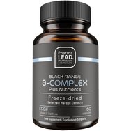 Pharmalead Black Range Vitamin B Complex 60 капсули - Хранителна добавка с комплекс витамини B, минерали и растителни екстракти за здравето на нервната система, енергия и хормонален баланс