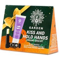 Garden Promo Kiss & Hold Hands Dreamy Biscuit Protecting Lip Balm for Kids 5.20g & Rich Texture Hand Cream for Dry, Chapped Hands 30ml - Страхотен вкус Грижа за детски устни Бисквита и крем Богата текстура за сухи, напукани ръце Garden Promo Kiss & Hold Hands Dreamy Biscuit Protecting Lip Balm for Kids 5.20g & Rich Texture Hand Cream for Dry, Chapped Hands 30ml - Страхотен вкус Грижа за детски устни Бисквита и крем Богата текстура за сухи, напукани ръце