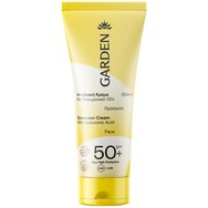 Garden Sunscreen Cream with Hyaluronic Acid Spf50+, 50ml - Слънцезащитен крем за лице с много висока защита и хиалуронова киселина Garden Sunscreen Cream with Hyaluronic Acid Spf50+, 50ml - Слънцезащитен крем за лице с много висока защита и хиалуронова киселина