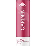 Garden Vitamin E & Shea Butter Lip Balm 5.2g - Cherry - Нежен хидратиращ балсам за устни, който придава блясък и подхранва Garden Vitamin E & Shea Butter Lip Balm 5.2g - Cherry - Нежен хидратиращ балсам за устни, който придава блясък и подхранва