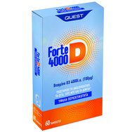 Quest Forte D 4000iu 100mg High Strength 60tabs - Хранителна добавка с високо съдържание на витамин D за подкрепа на имунитета, костите, мускулите и зъбите Quest Forte D 4000iu 100mg High Strength 60tabs - Хранителна добавка с високо съдържание на витамин D за подкрепа на имунитета, костите, мускулите и зъбите