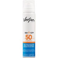 Version Sea City Invisible Facile Spray Spf50+, 75ml - Невидим слънцезащитен спрей за лице с много висока защита Version Sea City Invisible Facile Spray Spf50+, 75ml - Невидим слънцезащитен спрей за лице с много висока защита