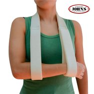John's Deluxe Arm Sling Large Beige Код 15086 Мека двойна опорна презрамка за врата, голяма, бежова, 1 брой John's Deluxe Arm Sling Large Beige Код 15086 Мека двойна опорна презрамка за врата, голяма, бежова, 1 брой