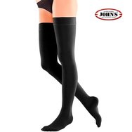 John's Elastic Thigh High Support Stockings 140 Den 19-22mmHg Size 4 Код 214545, 1 чифт- Black - Терапевтични чорапи за разширени вени с градуирана компресия в черен цвят John's Elastic Thigh High Support Stockings 140 Den 19-22mmHg Size 4 Код 214545, 1 чифт- Black - Терапевтични чорапи за разширени вени с градуирана компресия в черен цвят