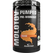 Anderson Molotov Pumped Pre-Workout Съставка Смес действа синергично дава  сила и енергия 600g - ORANGE