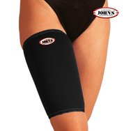 Johns Neoprene Thigh Support Small Κωδ 120136 Black 1 Τεμάχιο - Επιμήριο για Προστασία Δικέφαλων & Τετρακέφαλων που Στηρίζει & Κρατά Ζεστή την Περιοχή