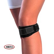 John's Neoprene Patella Brace One Size Код 120151 Black 1 бр - Субпателарна опорна лента за рехабилитация и профилактика на тендинит по време на спорт в черен цвят John's Neoprene Patella Brace One Size Код 120151 Black 1 бр - Субпателарна опорна лента за рехабилитация и профилактика на тендинит по време на спорт в черен цвят