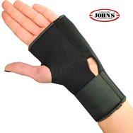 John\'s Wrist Support Neoprene with Thumb Opening Black 1 брой, код 120101 - S отляво