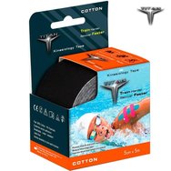 John's Titan Cotton Kinesiology Tape 5cmx5m Κωδ 26171 1 Τεμάχιο - Μαύρο - Αδιάβροχη & Ελαστική Βαμβακερή Ταινία Κινησιολογίας John's Titan Cotton Kinesiology Tape 5cmx5m Κωδ 26171 1 Τεμάχιο - Μαύρο - Αδιάβροχη & Ελαστική Βαμβακερή Ταινία Κινησιολογίας