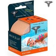 Johns Titan Cotton Kinesiology Tape 5cmx5m Κωδ 26173 1 Τεμάχιο - Μπεζ - Αδιάβροχη & Ελαστική Βαμβακερή Ταινία Κινησιολογίας