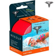 John's Titan Cotton Kinesiology Tape 5cmx5m Κωδ 26174 1 Τεμάχιο - Κόκκινο - Αδιάβροχη & Ελαστική Βαμβακερή Ταινία Κινησιολογίας John's Titan Cotton Kinesiology Tape 5cmx5m Κωδ 26174 1 Τεμάχιο - Κόκκινο - Αδιάβροχη & Ελαστική Βαμβακερή Ταινία Κινησιολογίας