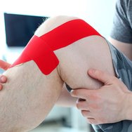 John\'s Titan Cotton Kinesiology Tape 5cmx5m Κωδ 26174 1 Τεμάχιο - Κόκκινο