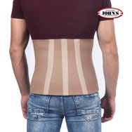 John's Medical Abdominal Binder XXL Beige Κωδ 10900, 1 Τεμάχιο - Βαμβακερή Ζώνη Οσφύος Φαρδιά με Μπανέλες Μεγάλου Μεγέθους σε Μπεζ Χρώμα