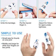 John\'s Fold Over Velcro Finger Splint Код 17121 Сгъваема шина за пръст Small 1 брой John\'s Fold Over Velcro Finger Splint Код 17121 Сгъваема шина за пръст Small 1 брой