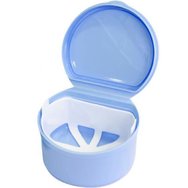Alfacare Denture Storage Container 1 бр - Пластмасов контейнер за съхранение на протези в син цвят Alfacare Denture Storage Container 1 бр - Пластмасов контейнер за съхранение на протези в син цвят