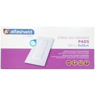 AlfaShield Sterile Self-Adhesive Pads 50 бр - 9x20cm - Стерилни самозалепващи се подложки AlfaShield Sterile Self-Adhesive Pads 50 бр - 9x20cm - Стерилни самозалепващи се подложки