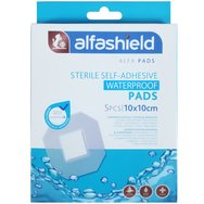AlfaShield Sterile Self-Adhesive Waterproof Pads 5 бр - 10x10cm - Стерилни водоустойчиви самозалепващи се подложки AlfaShield Sterile Self-Adhesive Waterproof Pads 5 бр - 10x10cm - Стерилни водоустойчиви самозалепващи се подложки