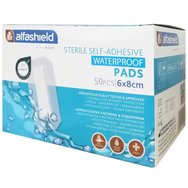 AlfaShield Sterile Self-Adhesive Waterproof Pads 50 бр - 6x8cm - Водоустойчиви стерилни лепилни подложки Водоустойчиви AlfaShield Sterile Self-Adhesive Waterproof Pads 50 бр - 6x8cm - Водоустойчиви стерилни лепилни подложки Водоустойчиви