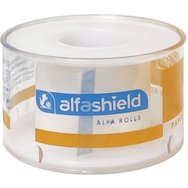 AlfaShield Alfa Pore Paper Medical Tape Rolls Бяло 1 бр - 5m x 2.5cm - Хартия, лейкопласт и лента за фиксиране на бинт AlfaShield Alfa Pore Paper Medical Tape Rolls Бяло 1 бр - 5m x 2.5cm - Хартия, лейкопласт и лента за фиксиране на бинт