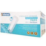 AlfaShield Sterile Self-Adhesive Waterproof Pads 50 бр - 9x15cm - Водоустойчиви стерилни лепилни подложки Водоустойчиви AlfaShield Sterile Self-Adhesive Waterproof Pads 50 бр - 9x15cm - Водоустойчиви стерилни лепилни подложки Водоустойчиви