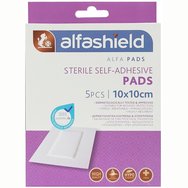 AlfaShield Sterile Self-Adhesive Pads 5 бр - 10x10cm - Стерилни самозалепващи се подложки AlfaShield Sterile Self-Adhesive Pads 5 бр - 10x10cm - Стерилни самозалепващи се подложки