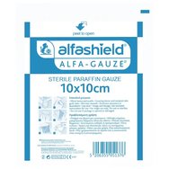 AlfaShield Alfa Gauze Sterile Paraffin 10x10 10 Τεμάχια AlfaShield Alfa Gauze Sterile Paraffin 10x10 10 Τεμάχια