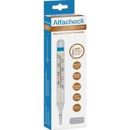 Alfacheck Gallium Mercury Free Clinical Thermometer 1 бр - Клиничен аналогов термометър с висока точност и лесен за употреба без живак