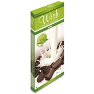 Wish Delicious Milk Chocolate with Stevia 50g - Автентичен млечен шоколад със стевия