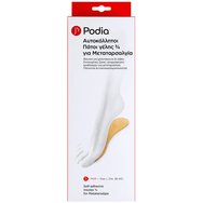 Podia Self - Adhesive Insoles 3/4 for Metatarsalgia - Large (38-40)