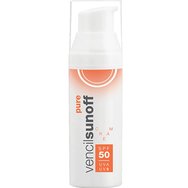 Vencil Sunoff Pure Face Cream Spf50 Matte Effect 50ml