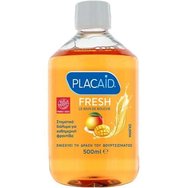 Plac Aid Fresh Mango Mouthwash 500ml - Ежедневна вода за уста против плака за свеж дъх с вкус на манго