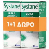 Alcon Promo Systane Ultra 20ml (2x10ml) - Смазващи очни капки с бързо действие & облекчаване на симптомите на сухото око