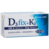 Uni-Pharma D3 Fix 1200iu + K2 45mg 60caps Uni-Pharma D3 Fix 1200iu + K2 45mg 60caps