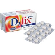 Uni-Pharma D3 Fix 1200iu, 60tabs - Витамин D3 Хранителна добавка за нормални кости, зъби, мускули и имунна функция Uni-Pharma D3 Fix 1200iu, 60tabs - Витамин D3 Хранителна добавка за нормални кости, зъби, мускули и имунна функция