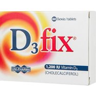 Uni-Pharma D3 Fix 1200iu, 60tabs Uni-Pharma D3 Fix 1200iu, 60tabs