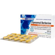 Viogenesis Liposomal Berberine 200mg Хранителна добавка с липозомен берберин от екстракт от корен на Berberis Aristata за подкрепа на метаболитното здраве, подобряване на липидния профил & по-ефективно управление на теглото 30caps