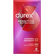 Durex Sensitive Extra Lube Condoms 6 бр